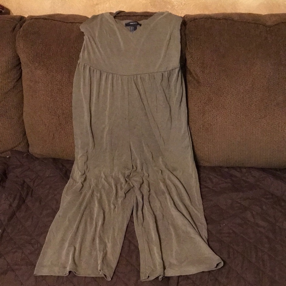 Green jumpsuit